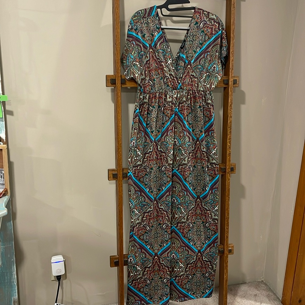 Woman’s Colorful Maxi Dress